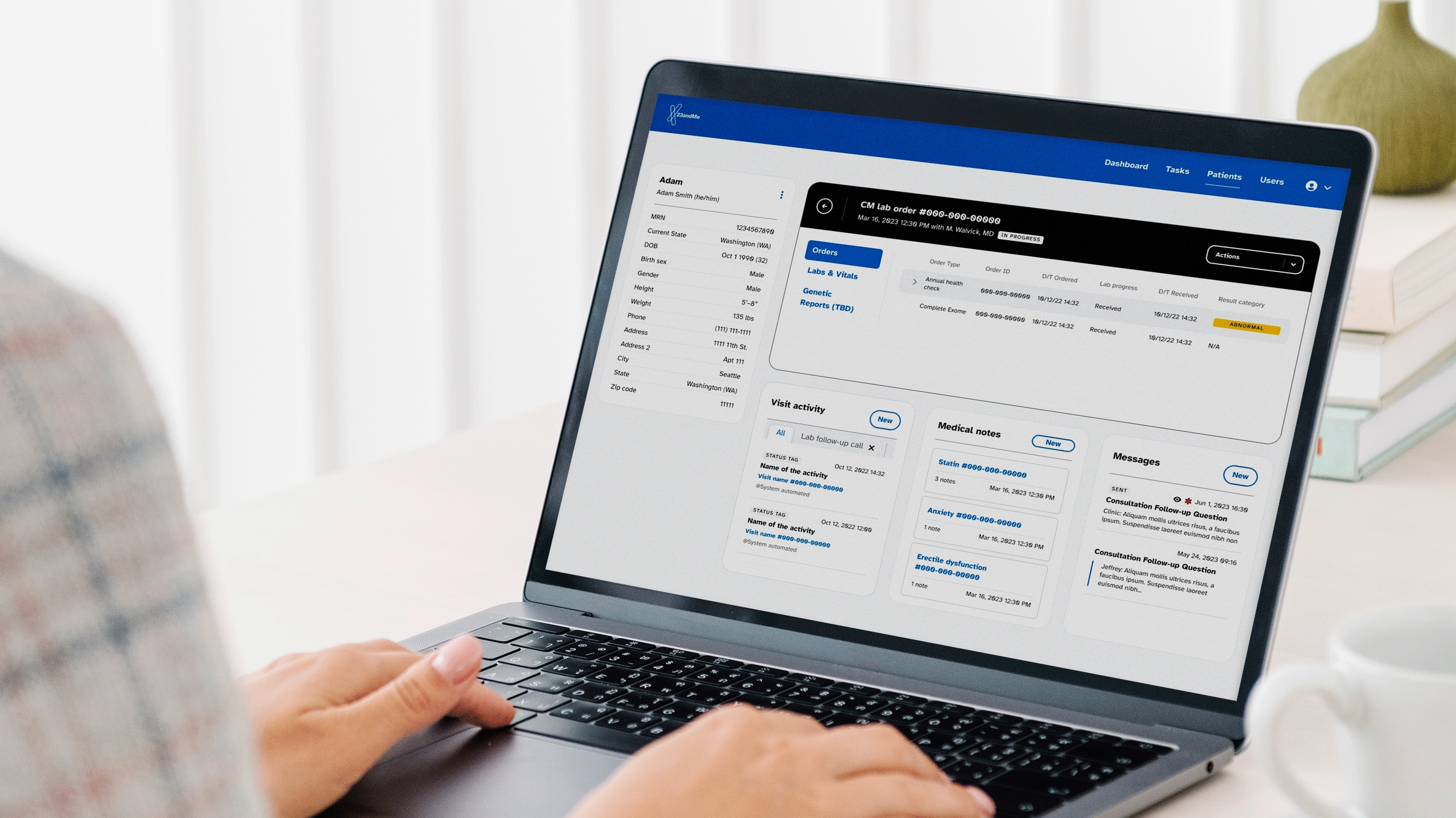Case study image, 23andMe: Electronic Medical Record